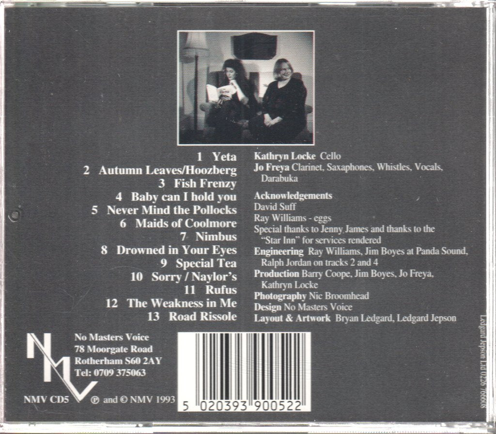 Jo Freya and Kathryn Locke - Lush - Cd