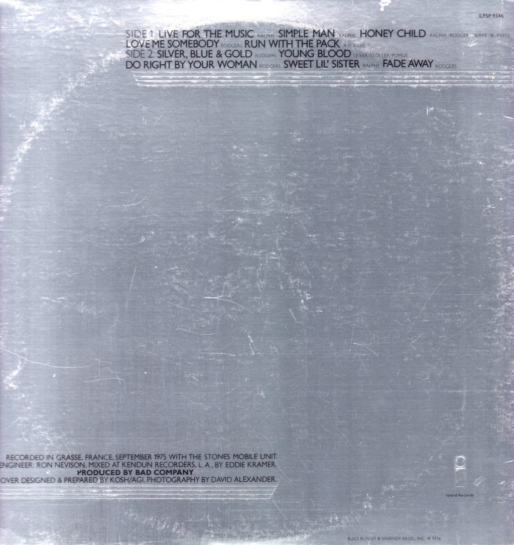 Bad Company - Run With The Pack - Lp
