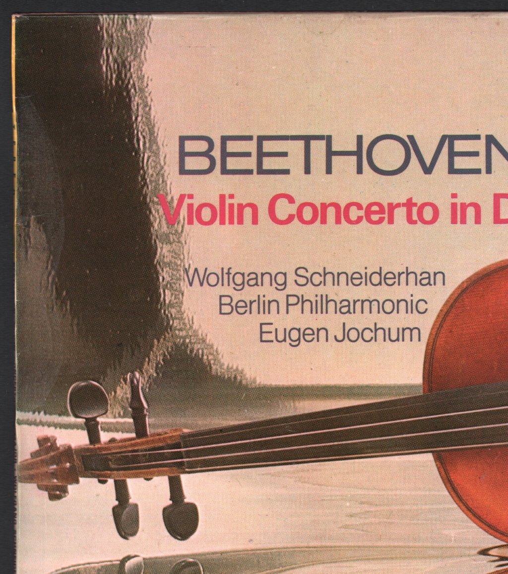 Wolfgang Schneiderhan / Berlin Philharmonic / Eugen Jochum - Beethoven - Violin Concerto In D Major Op.61 - Lp