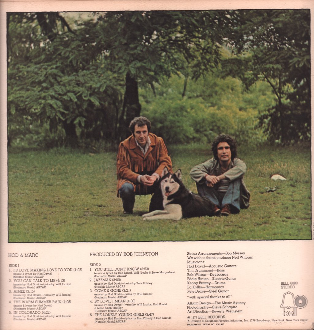 Hod And Marc - Hod And Marc - Lp