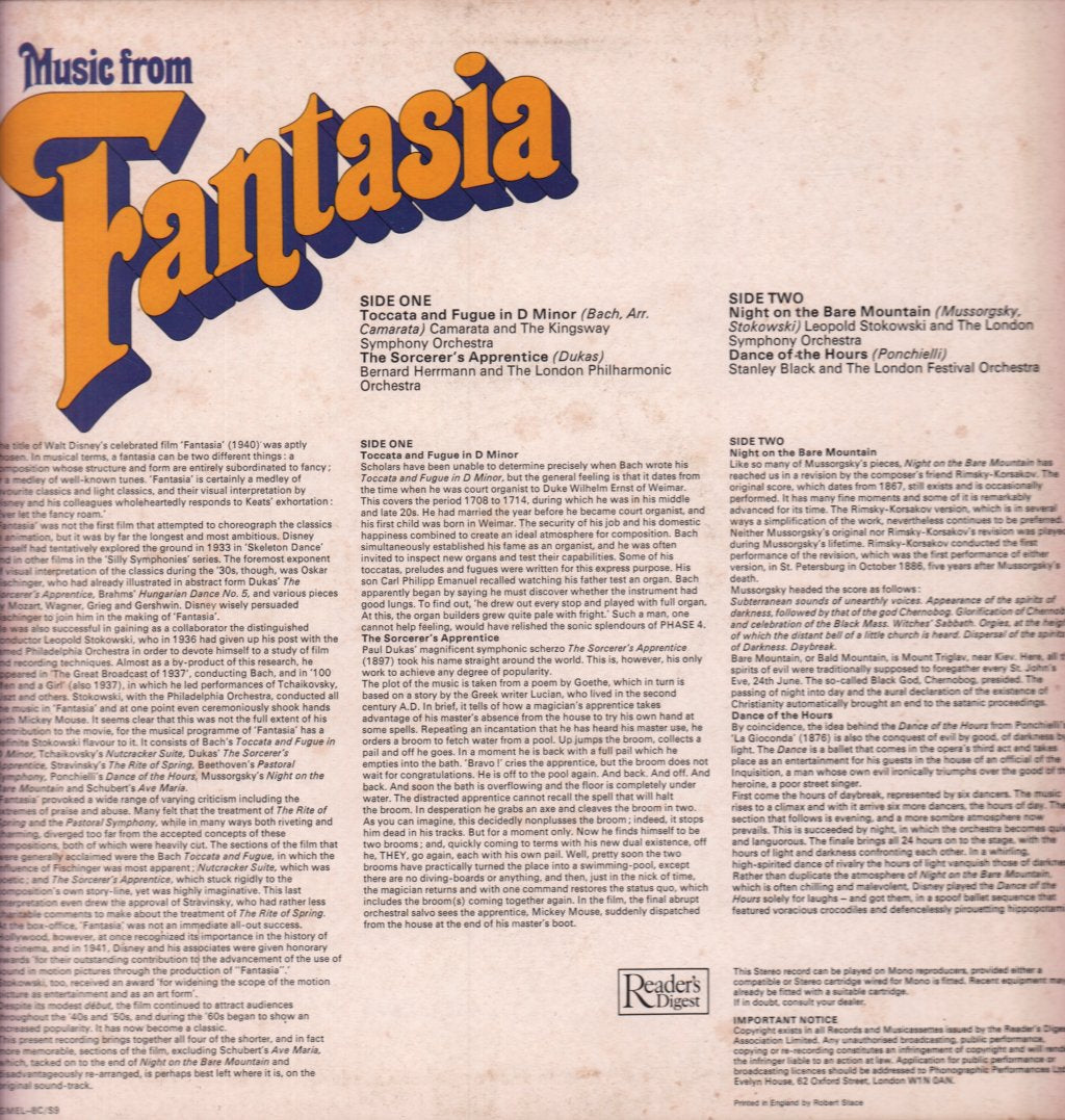 Various Artists - Fantasia Soundtrack - Lp
