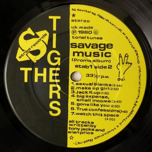Tigers (New Wave/Power Pop) - Savage Music - Lp
