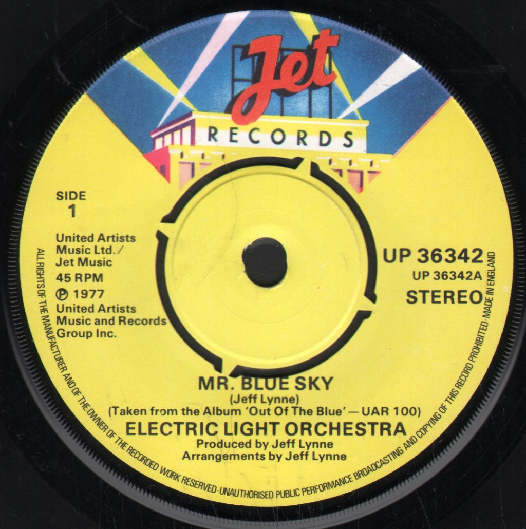 Electric Light Orchestra - Mr Blue Sky - 7 Inch