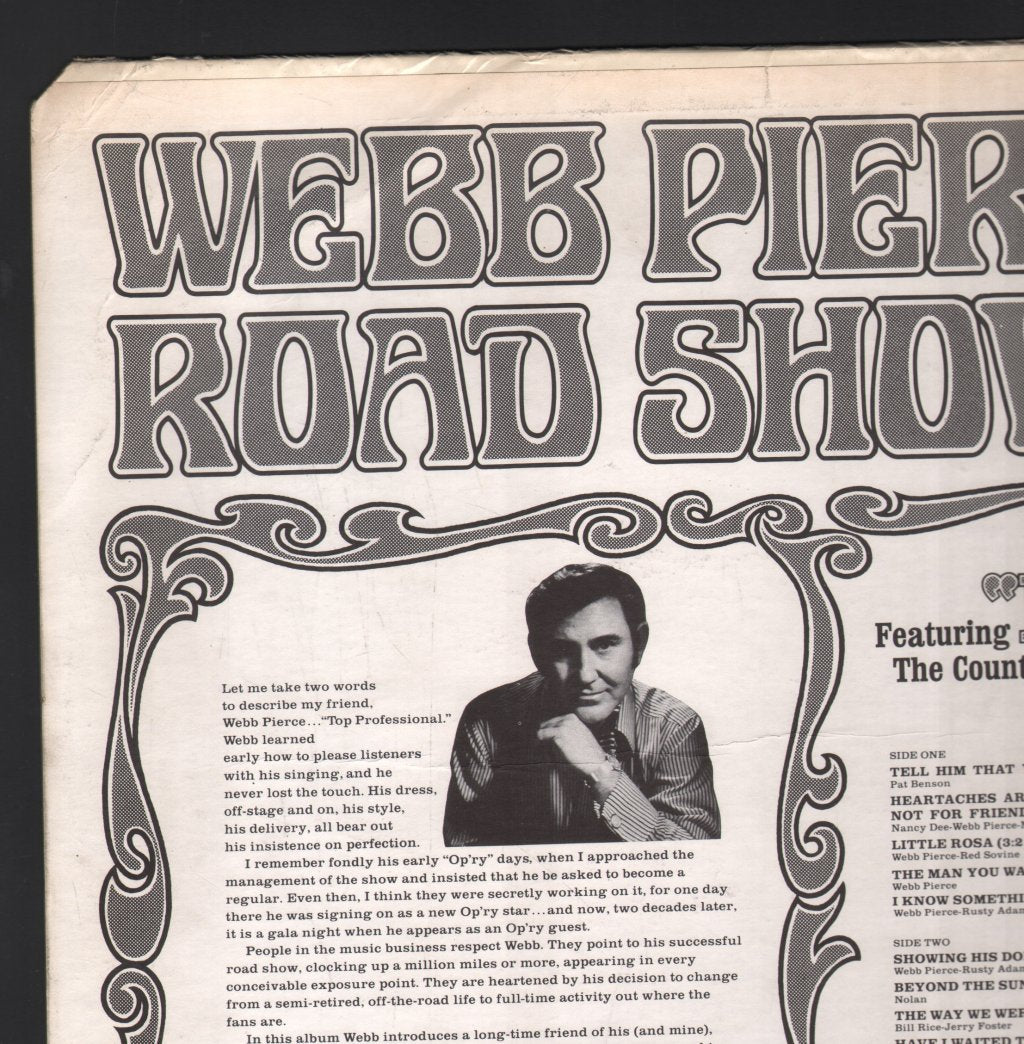 Webb Pierce - Road Show - Lp