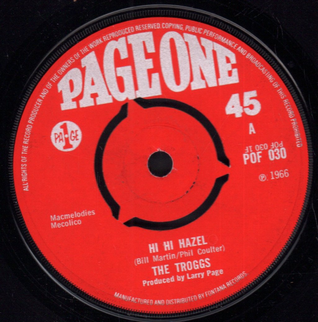 Troggs - Hi Hi Hazel - 7 Inch
