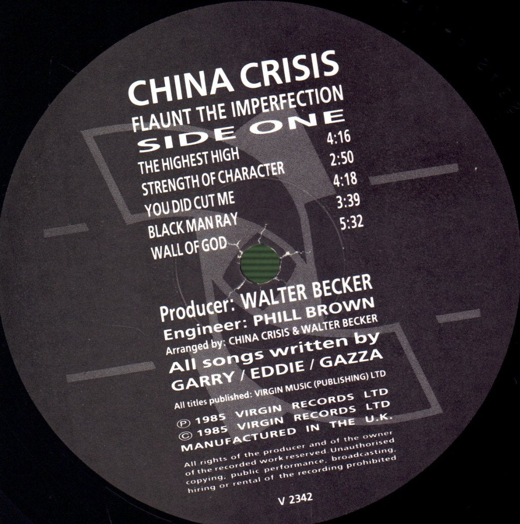 China Crisis - Flaunt The Imperfection - Lp