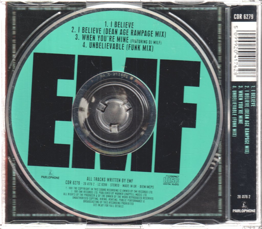 Emf - I Believe - Cd