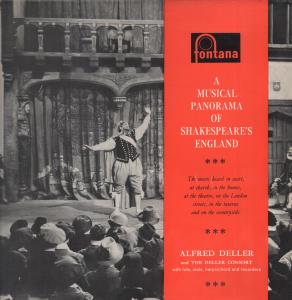 Alfred Deller And The Deller Consort - A Musical Panorama Of Shakespeare's England - Lp