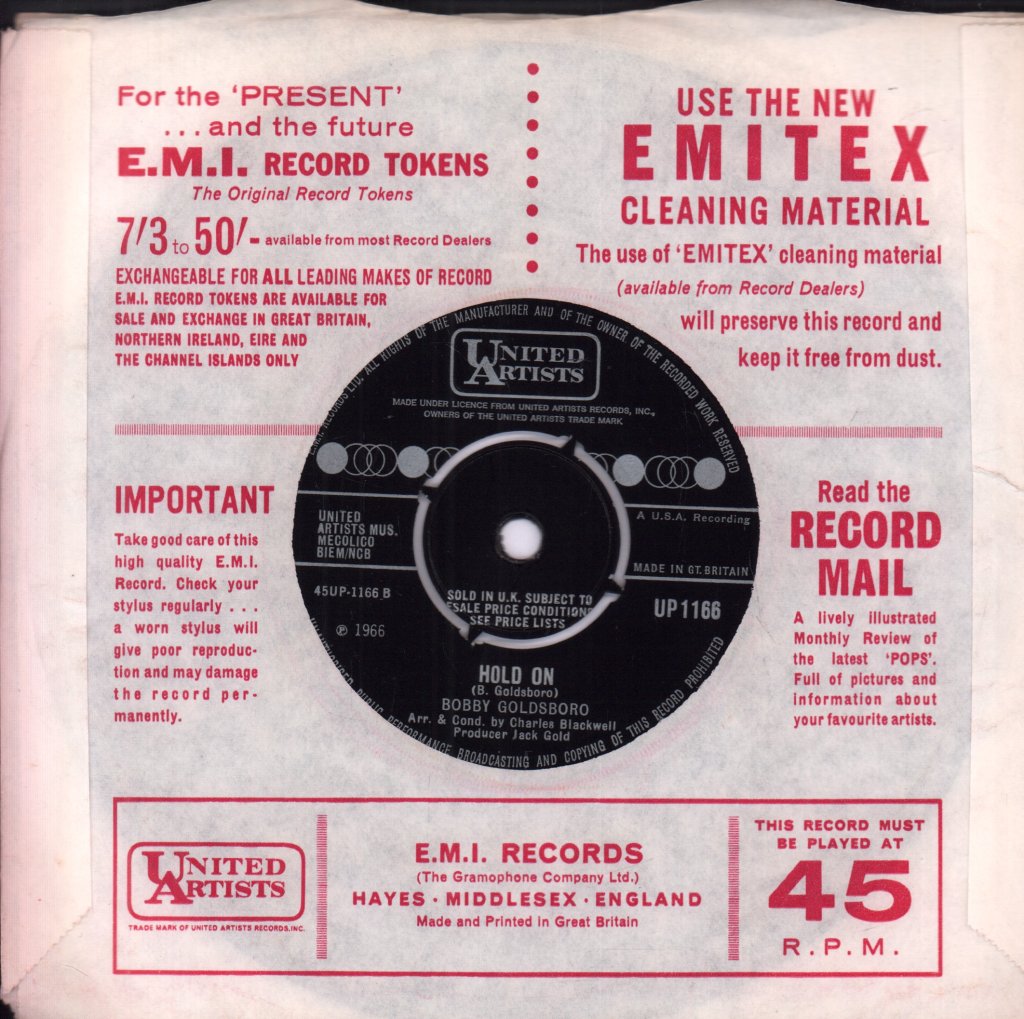 Bobby Goldsboro - No Fun At The Fair - 7 Inch