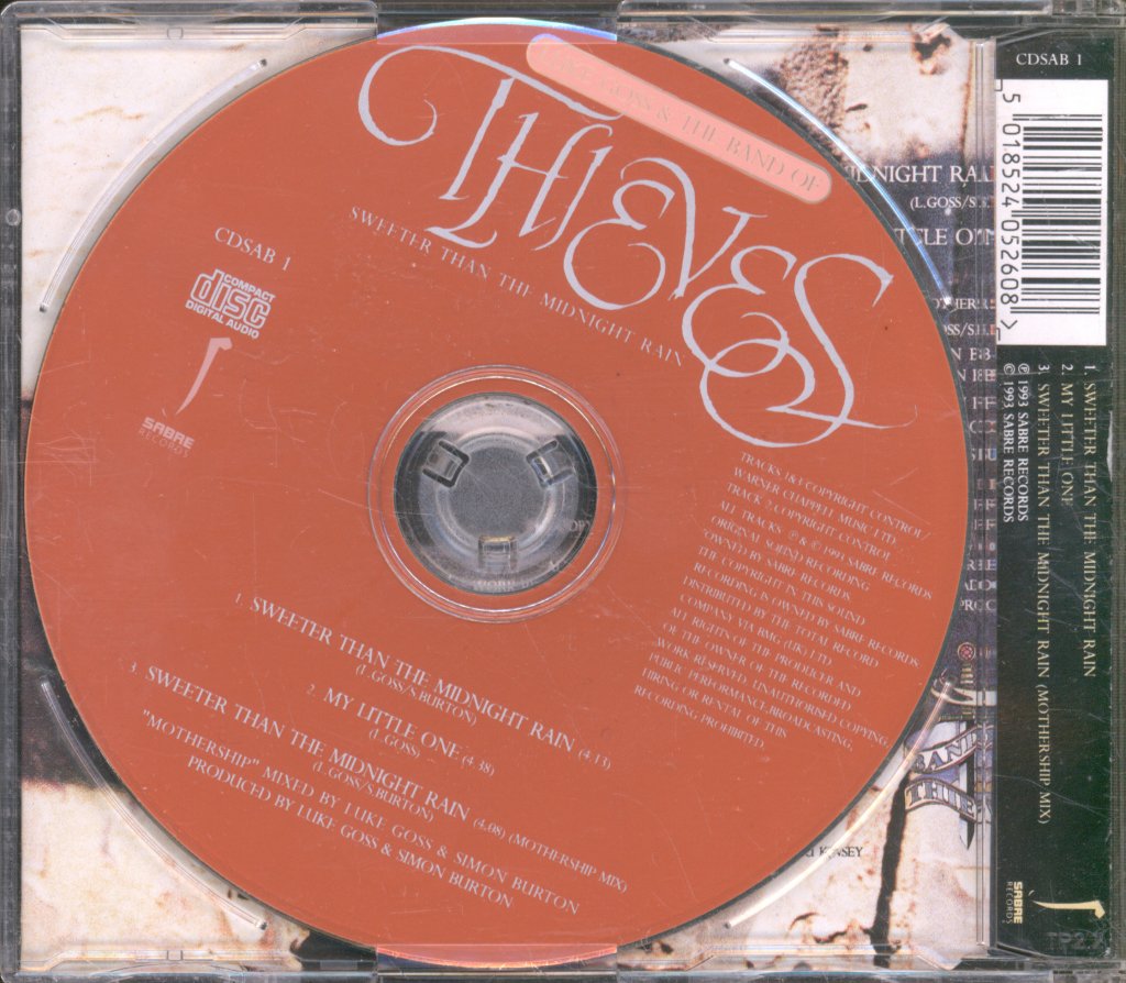Luke Goss And The Band Of Thieves - Sweeter Than The Midnight Rain - Cd