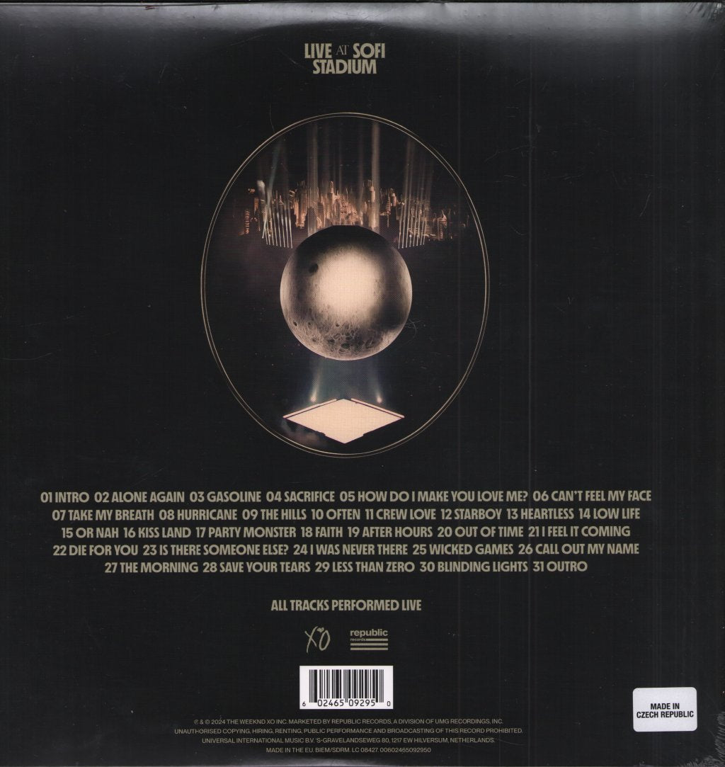 Weeknd - Live At SoFi Stadium - Triple Lp