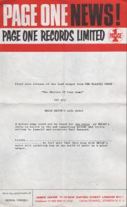 Brian Keith - Shelter Of Yoru Arms - Press Release