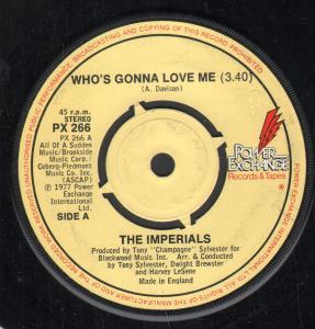 Imperials (Late 70'S Group) - Who's Gonna Love Me - 7 Inch