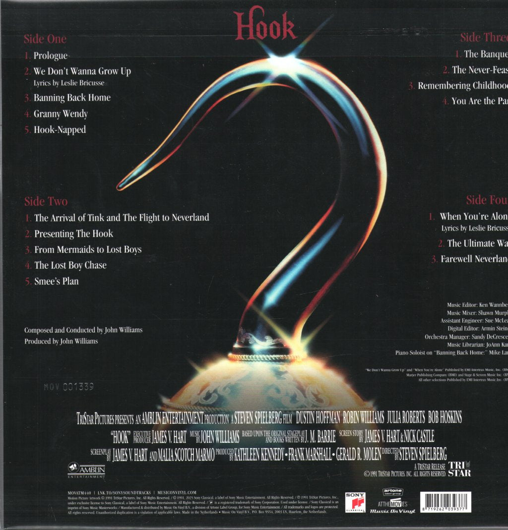 John Williams - Hook (Original Motion Picture Soundtrack) - Double Lp