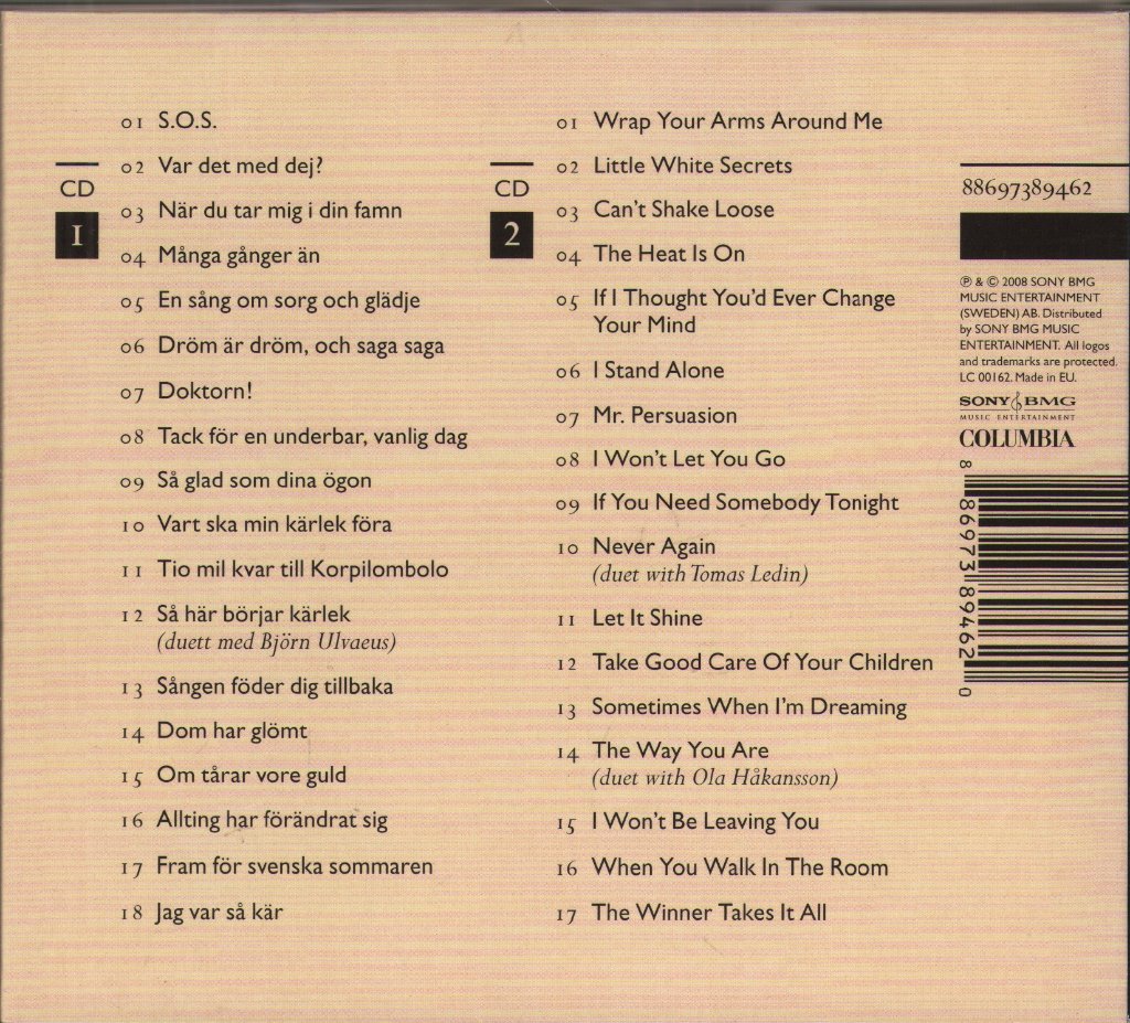 Agnetha Fältskog - My Very Best - Double Cd