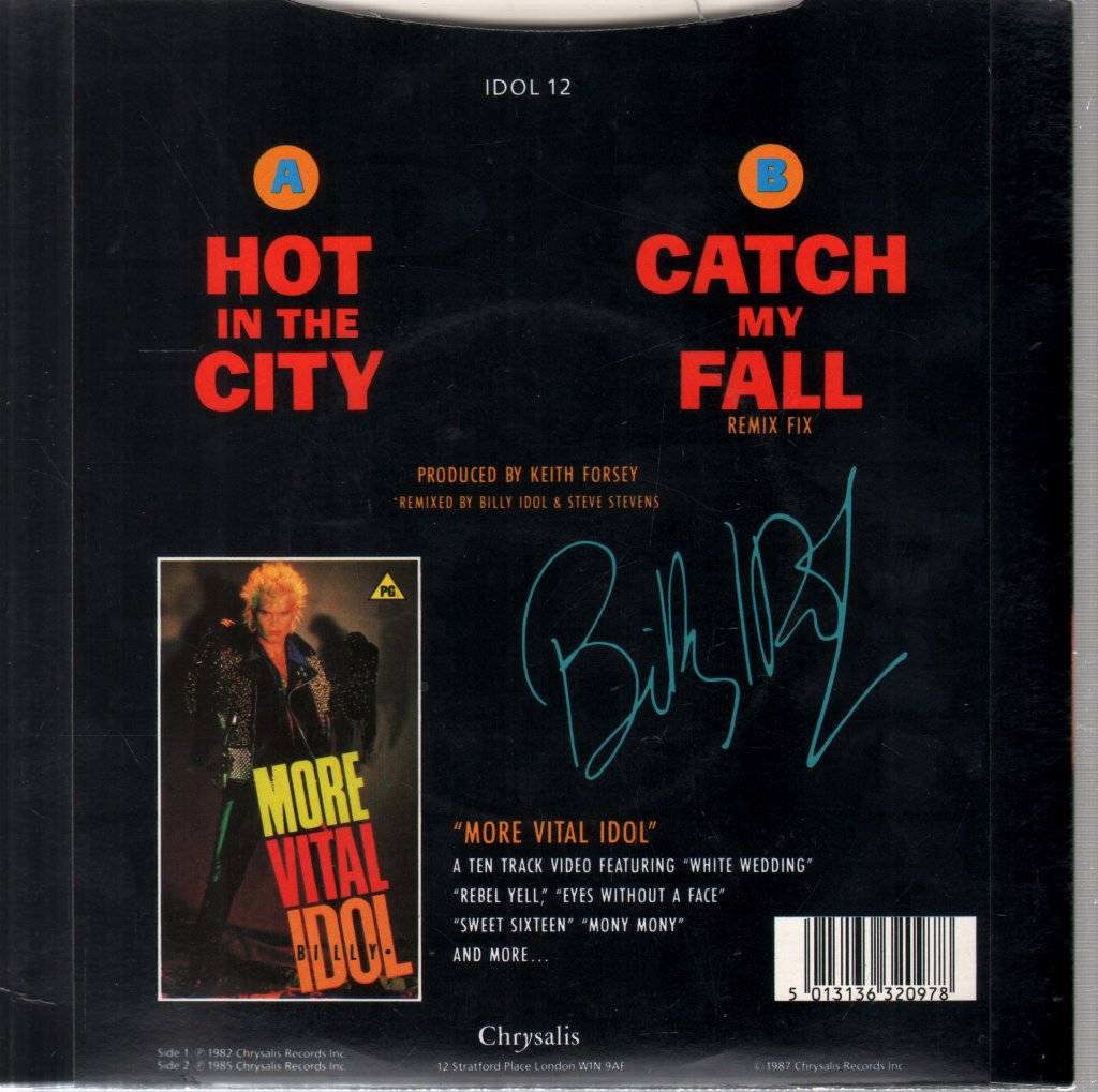 Billy Idol - Hot In The City - 7 Inch