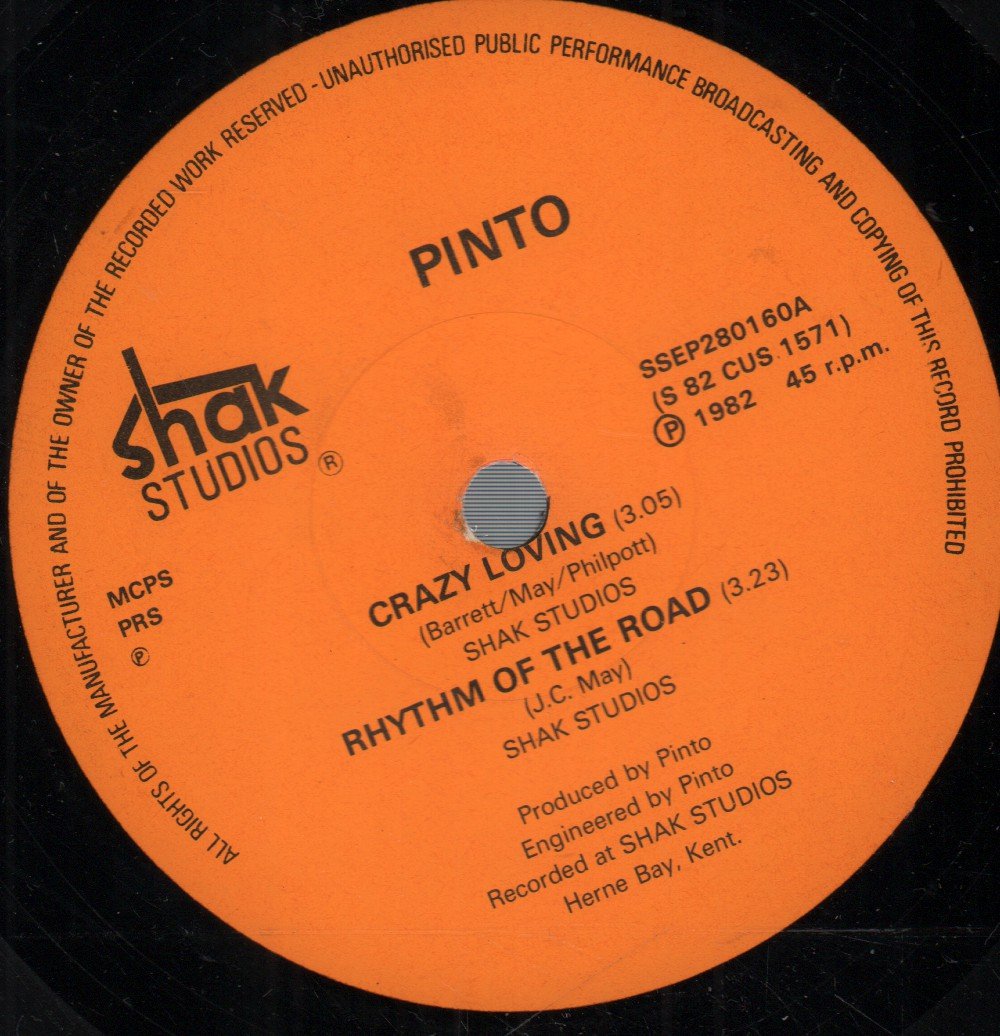 Pinto - Crazy Loving - 7 Inch