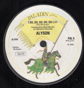 Alyson - I Do Do Do Do Do - 7 Inch