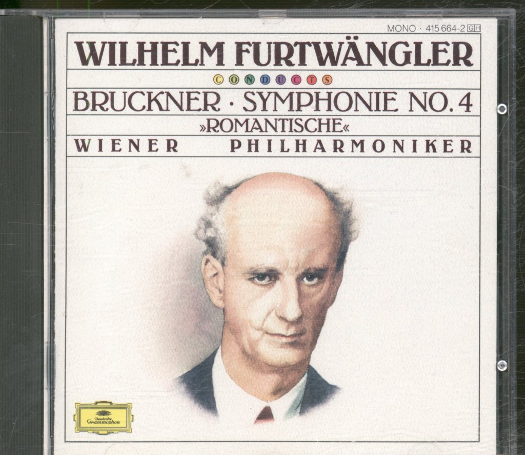 Wilhelm Furtwängler, Wiener Philharmoniker - Bruckner - Symphonie No. 4 »Romantische« - Cd