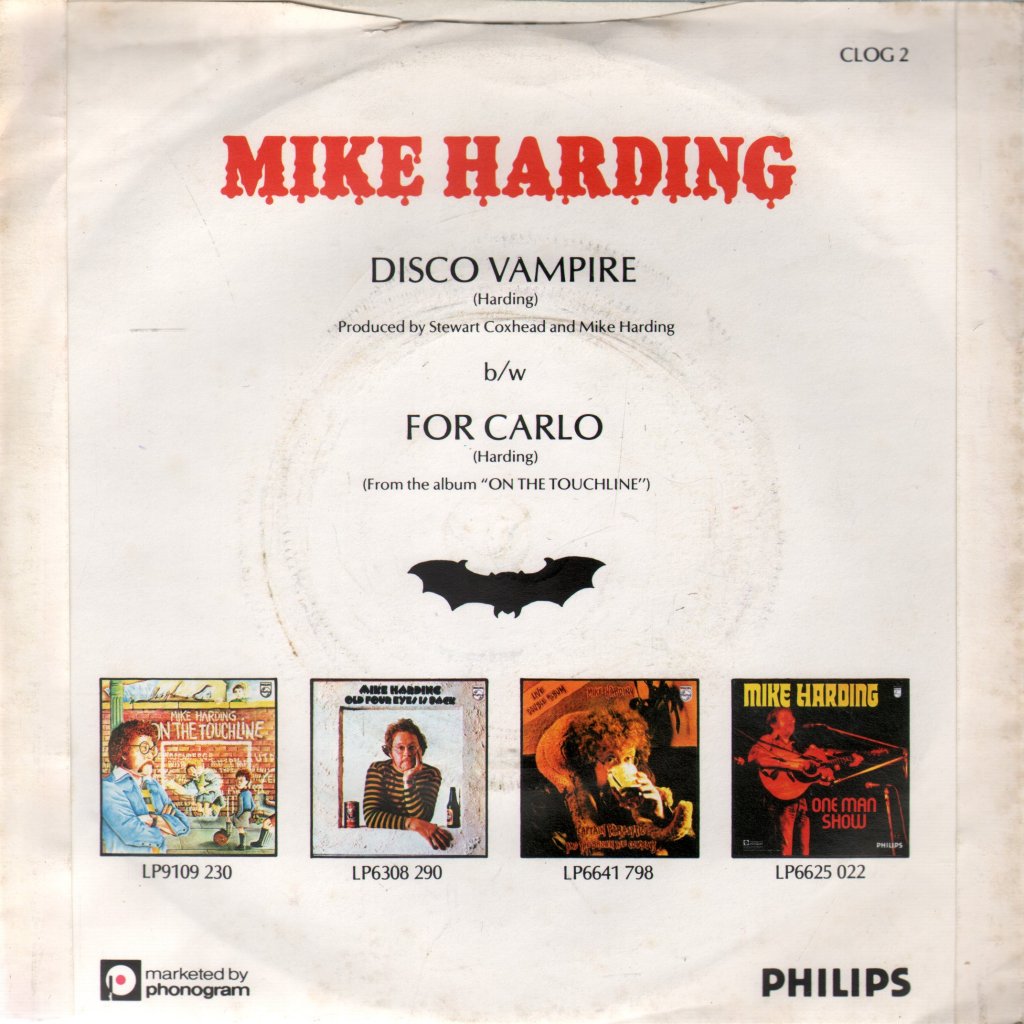 Mike Harding - Disco Vampire - 7 Inch
