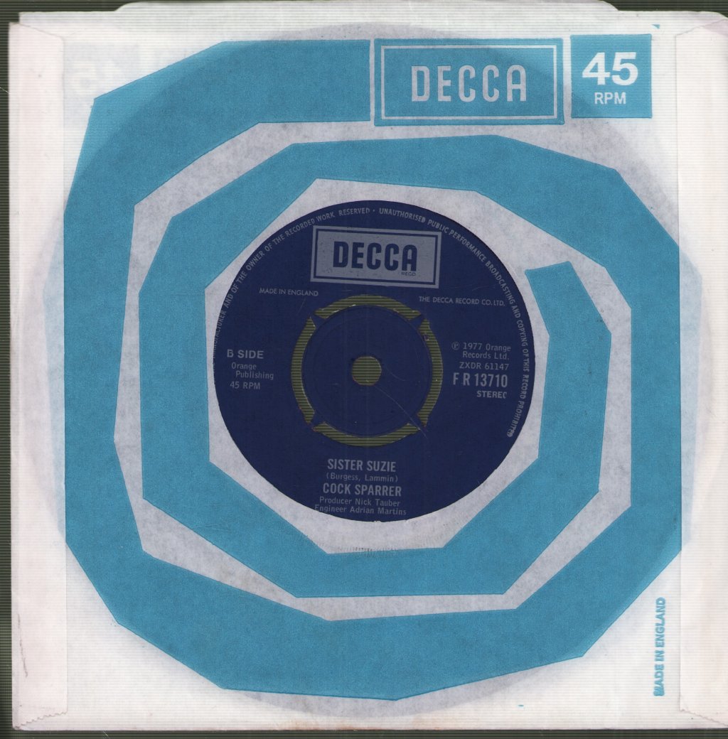 Cock Sparrer - Runnin' Riot - 7 Inch