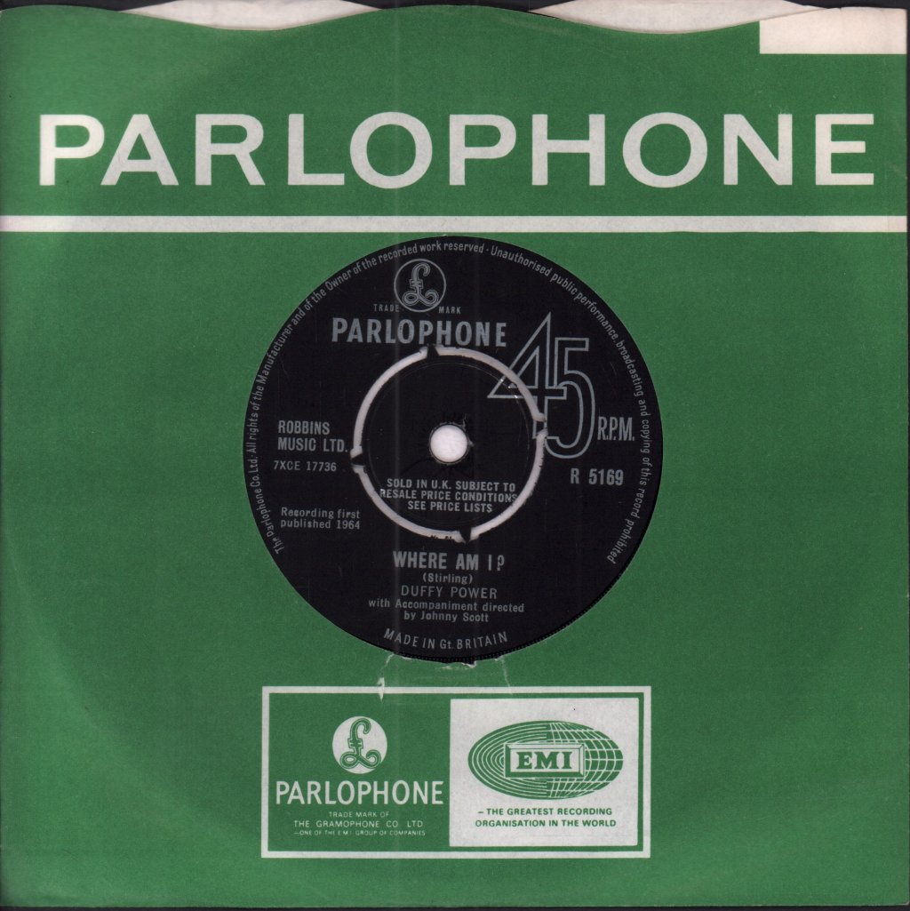 Duffy Power - Where Am I - 7 Inch