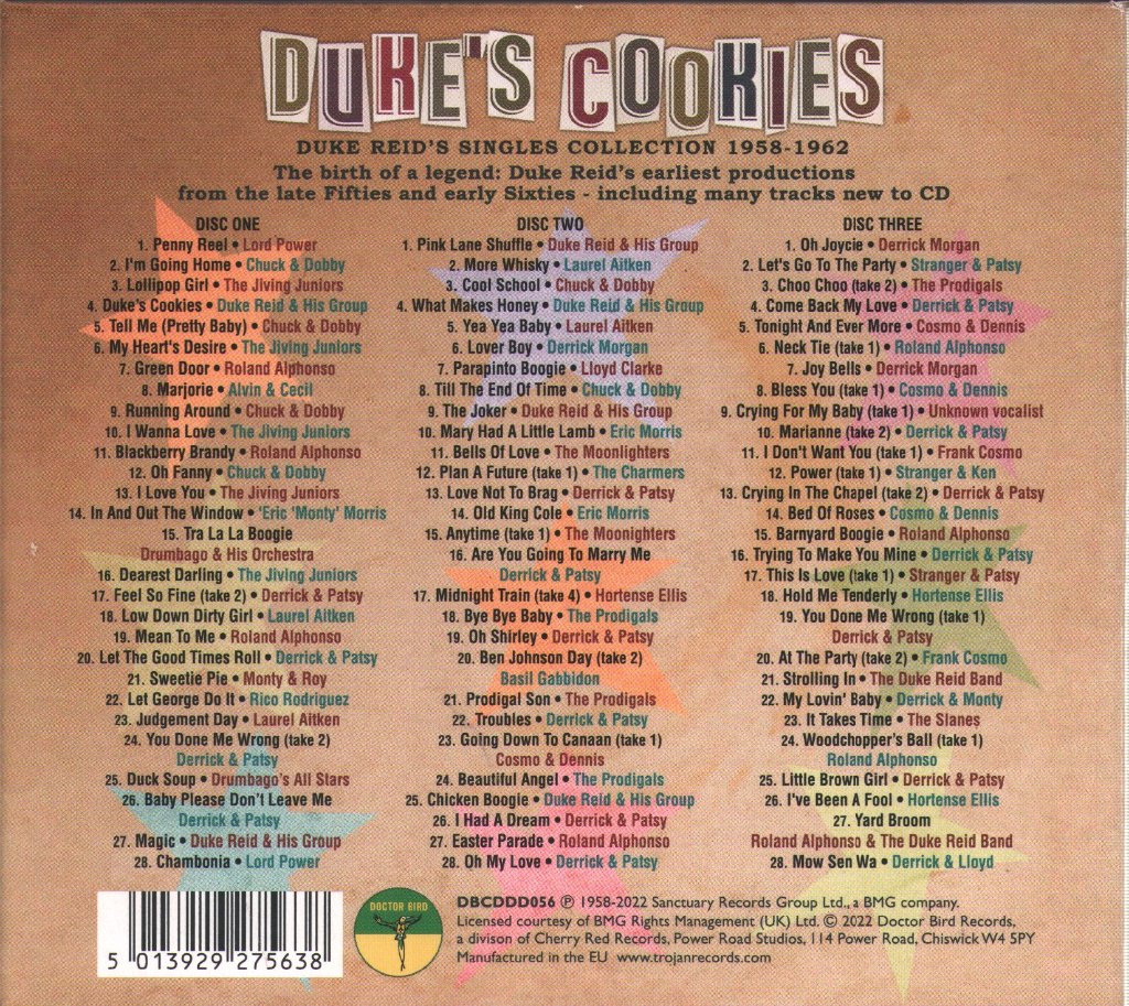 Various Artists - Duke’s Cookies (Duke Reid’s Singles Collection 1958-1962) - Triple Cd