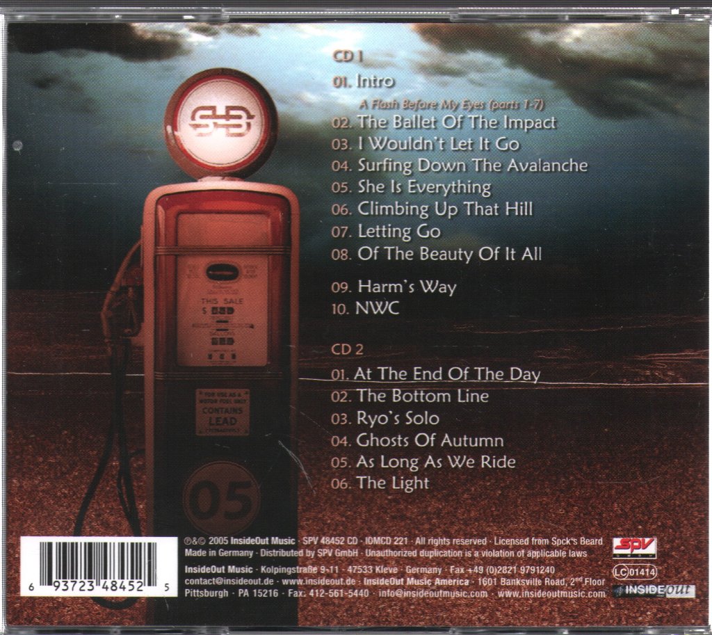 Spock's Beard - Gluttons For Punishment  (Live In '05) - Double Cd