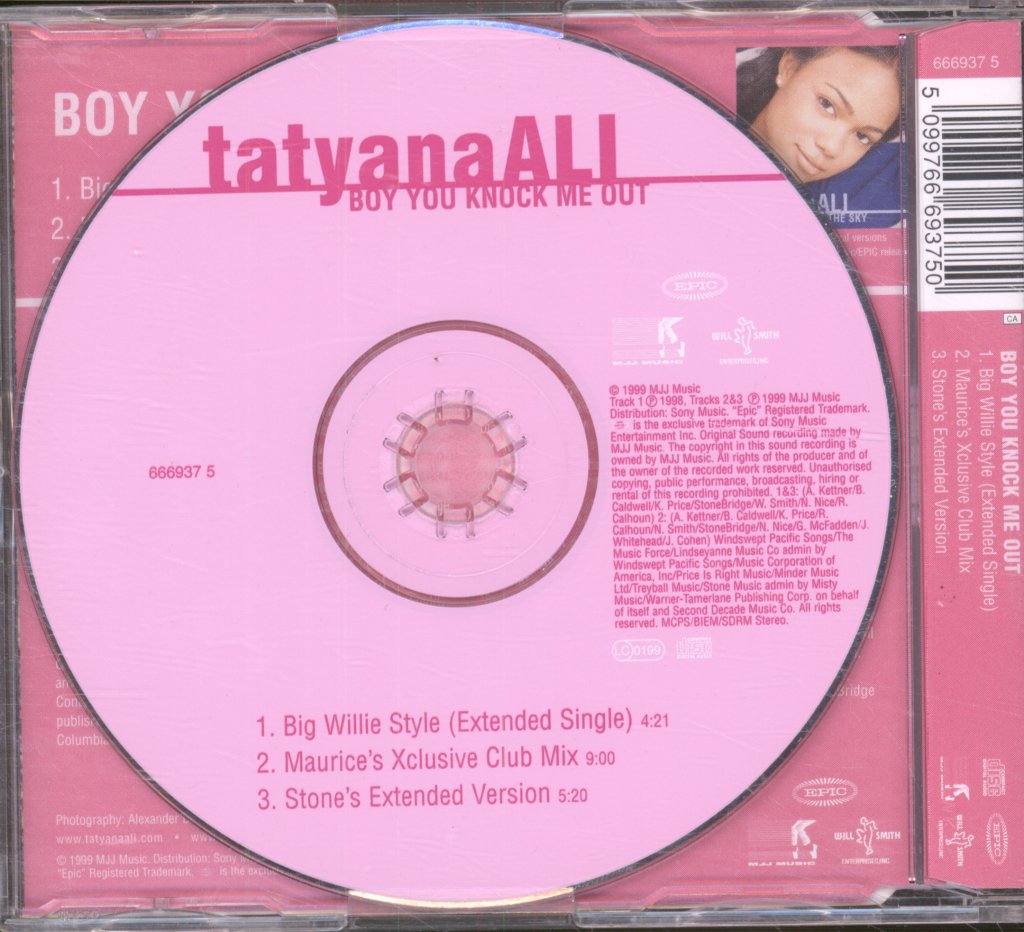 Tatyana Ali - Boy You Knock Me Out - Cd