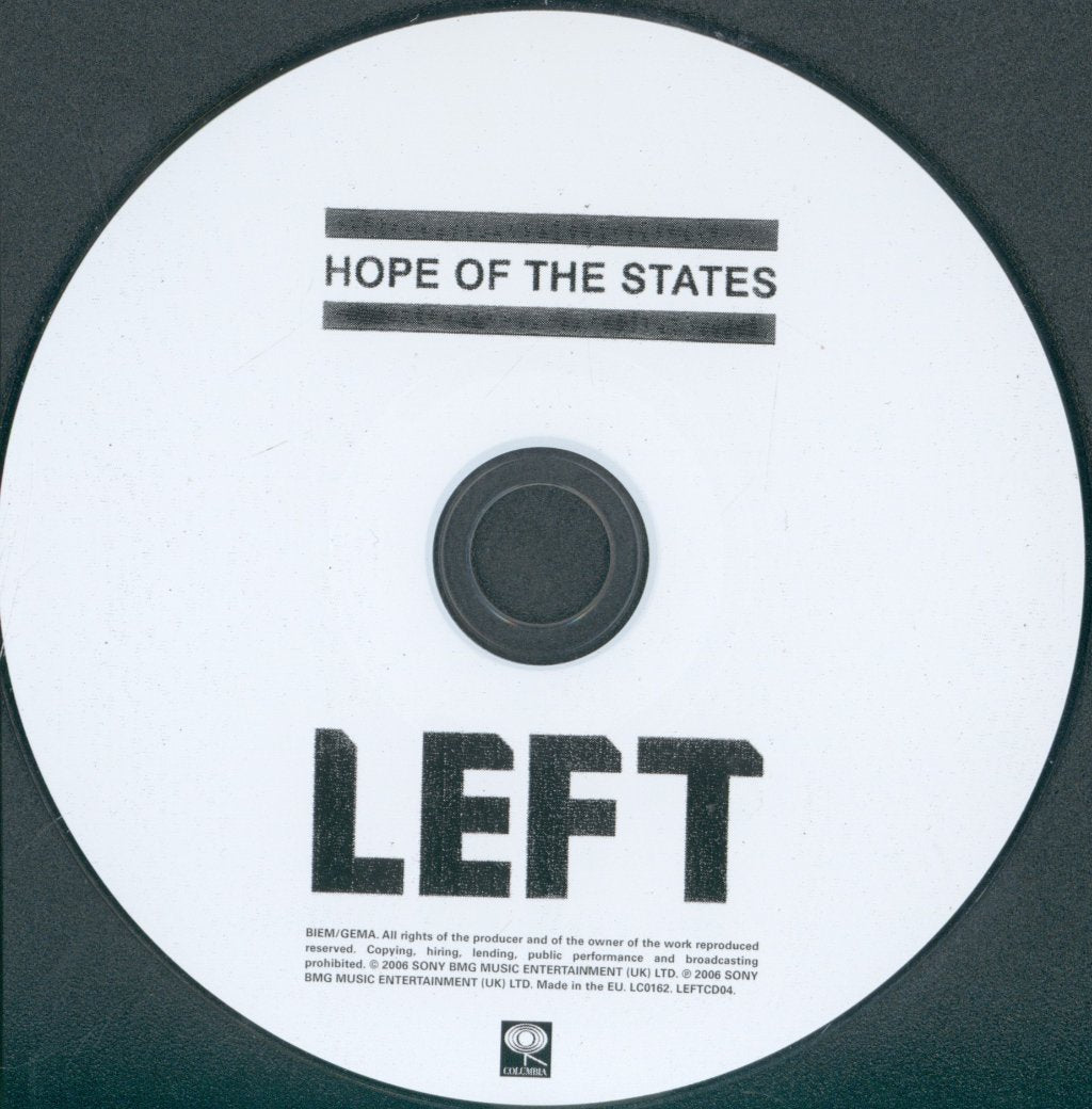 Hope Of The States - Left - Cd