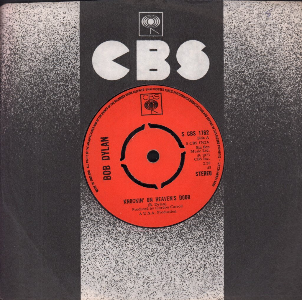 Bob Dylan - Knockin' On Heaven's Door - 7 Inch