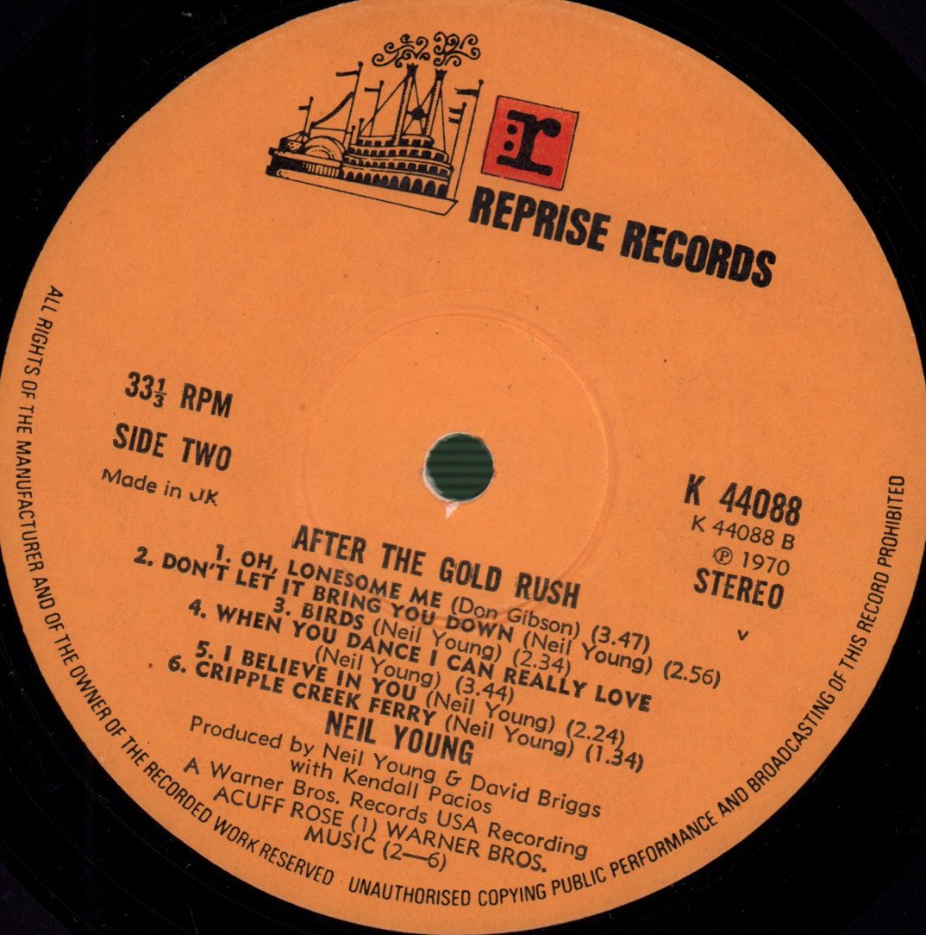 Neil Young - After The Gold Rush - Lp