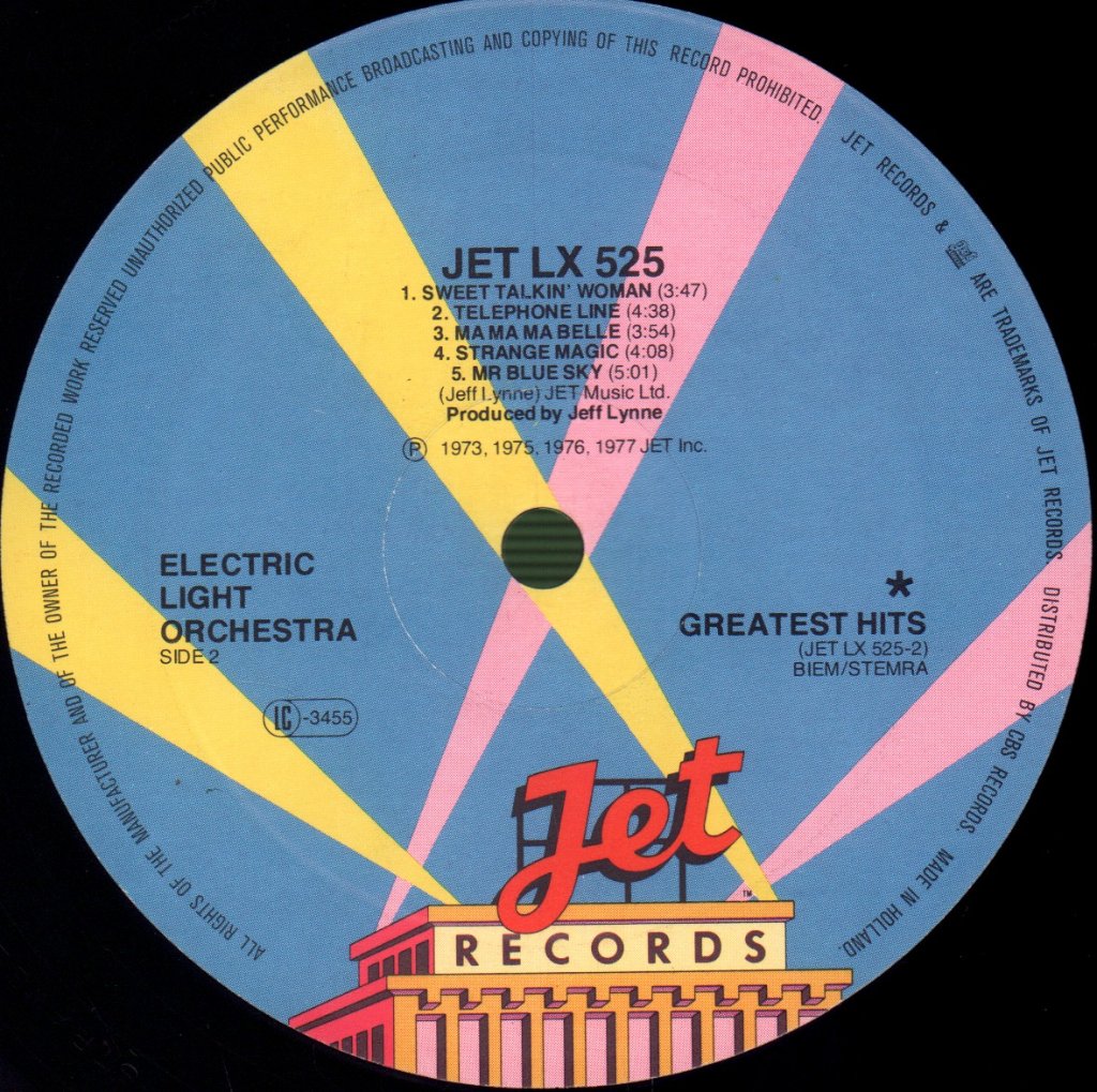 Electric Light Orchestra - Greatest Hits - Lp