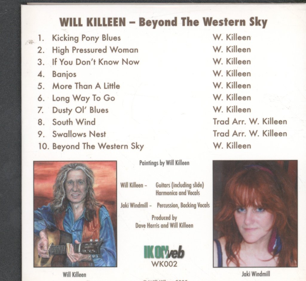 Will Killeen - Beyond The Western Sky - Cd