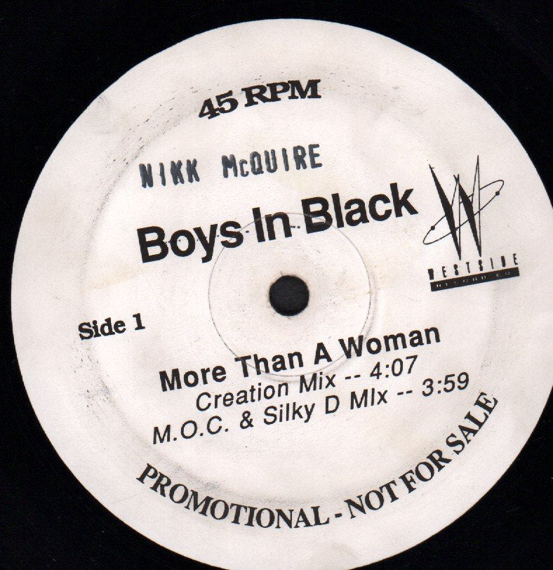 boys in black - more than a woman - 12 Inch