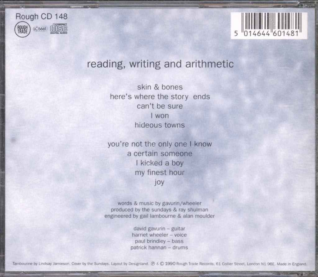 Sundays - Reading, Writing And Arithmetic - Cd