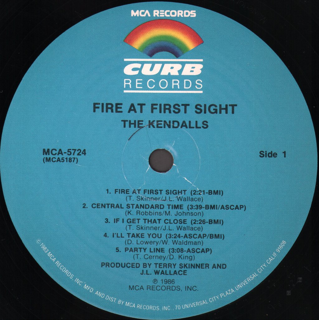Kendalls - Fire At First Sight - Lp