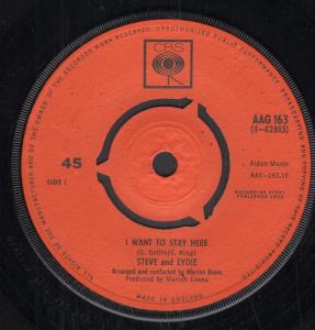 Steve And Eydie - I Want To Stay Here - 7 Inch