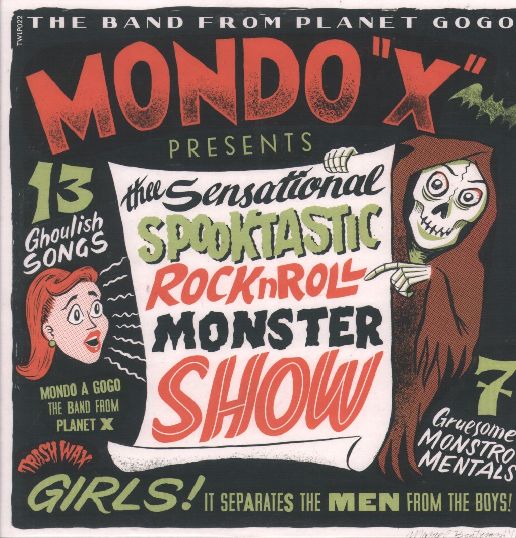 Mondo "X" - Sensational Spooktastic Rock'n'Roll Monster Show - Lp