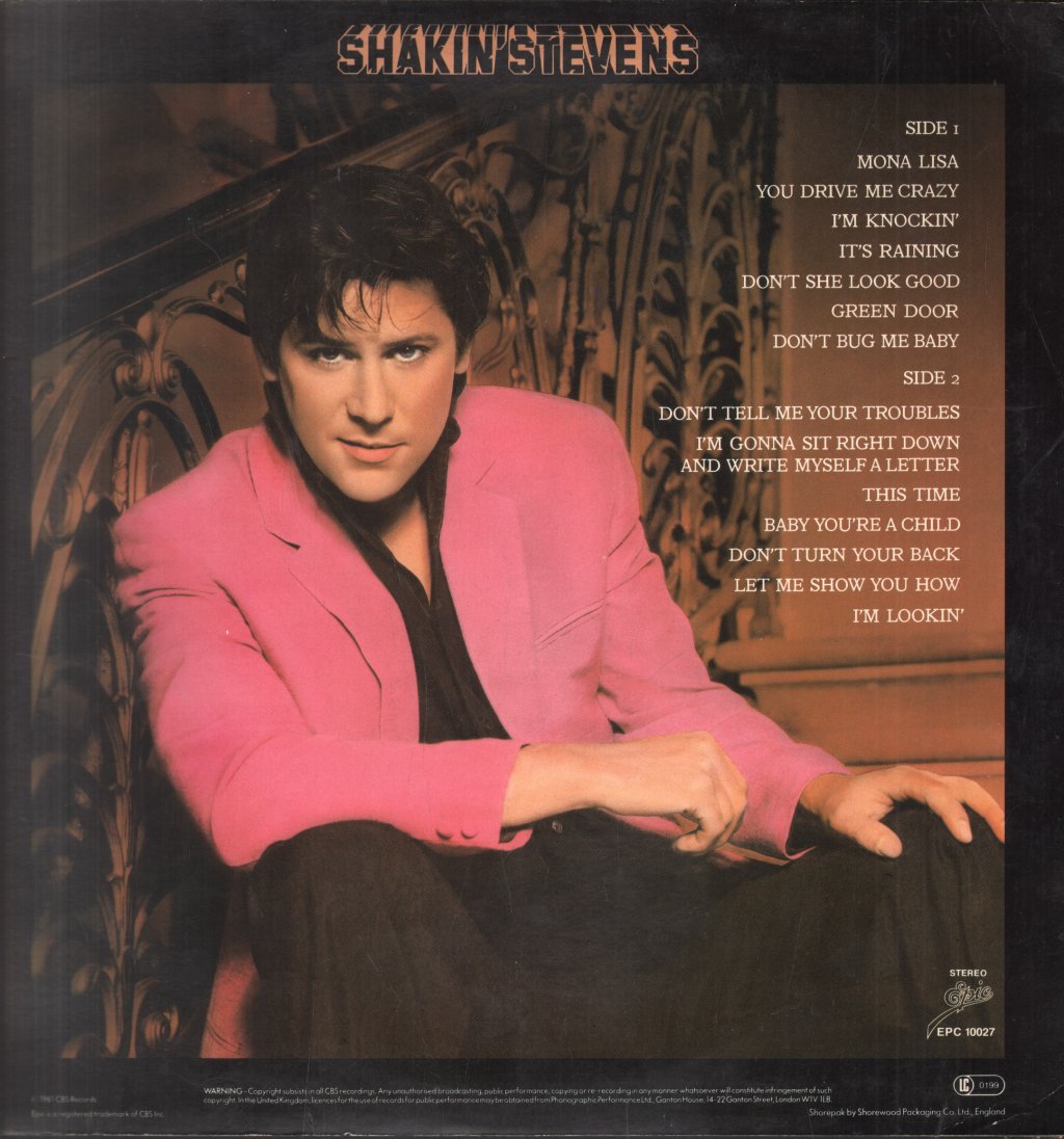 Shakin Stevens - Shaky - Lp