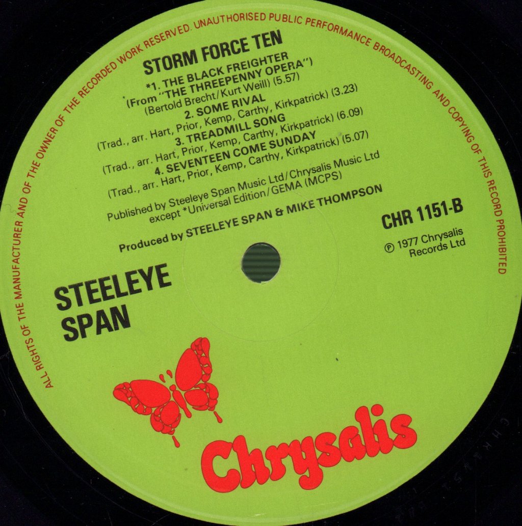Steeleye Span - Storm Force Ten - Lp