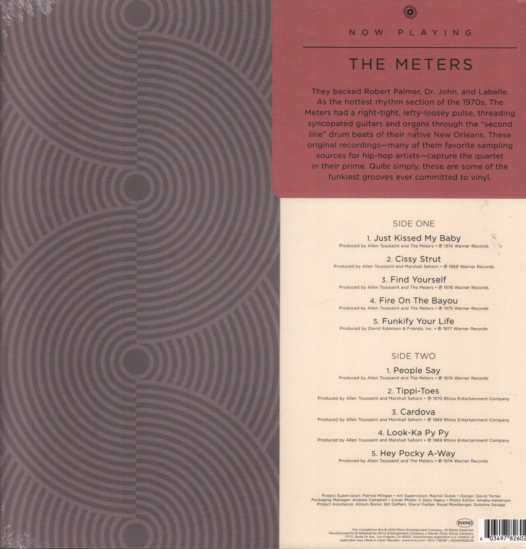 Meters - Now Playing - Lp