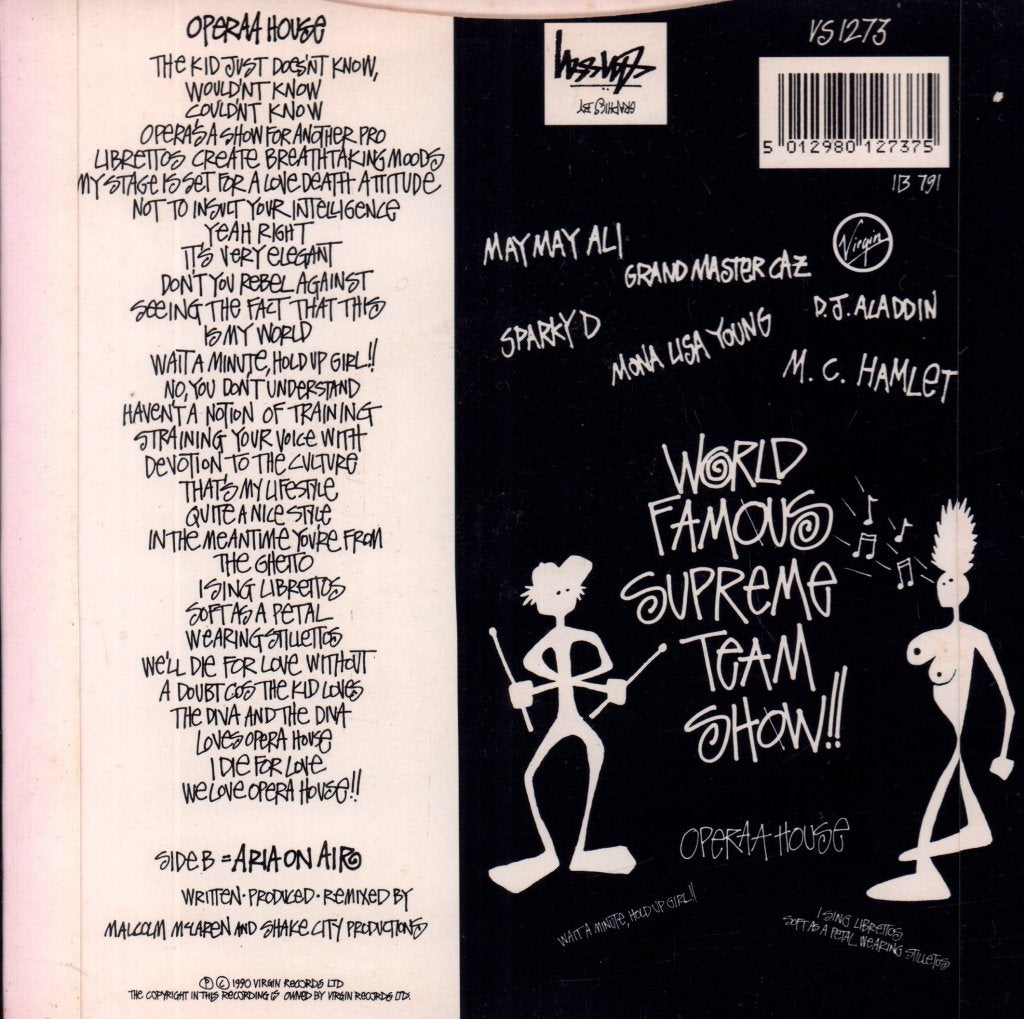 World Famous Supreme Team Show - Operaa House - 7 Inch