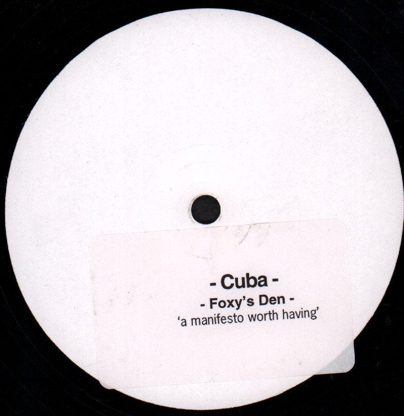 Cuba - Fiery Cross / Foxy's Den - 12 Inch