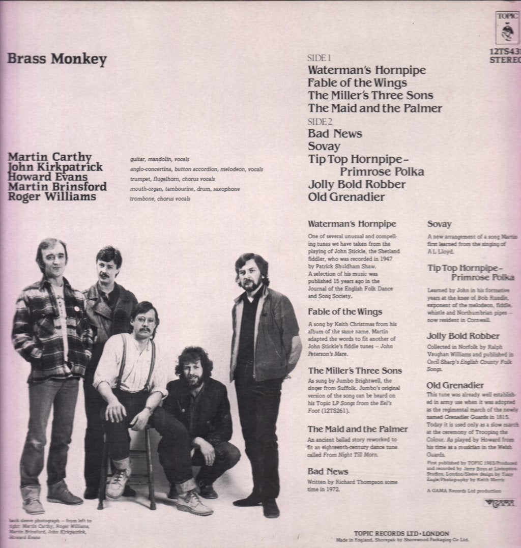 Brass Monkey (80'S Group) - Brass Monkey - Lp