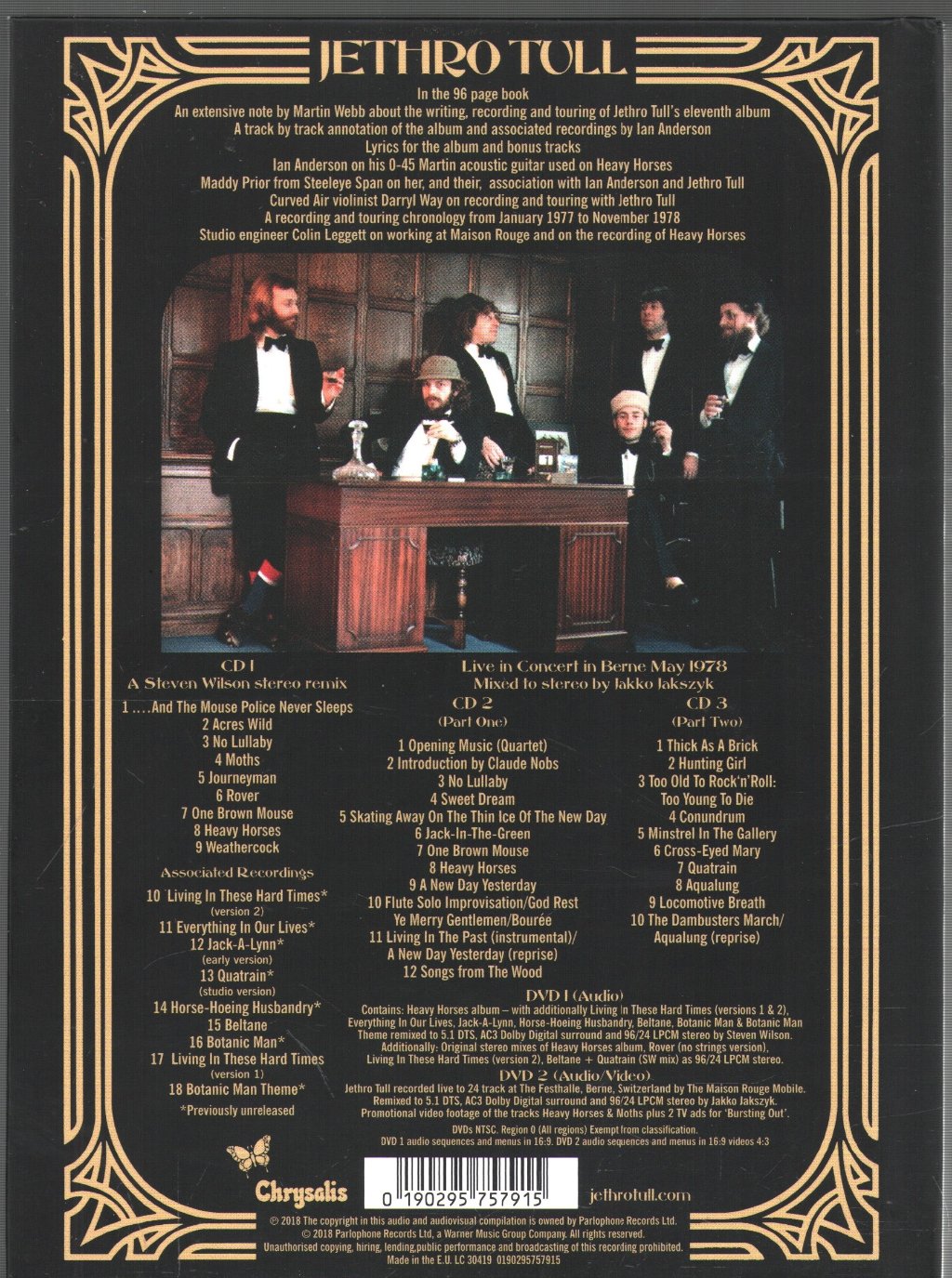 Jethro Tull - Heavy Horses - Cd Box Set