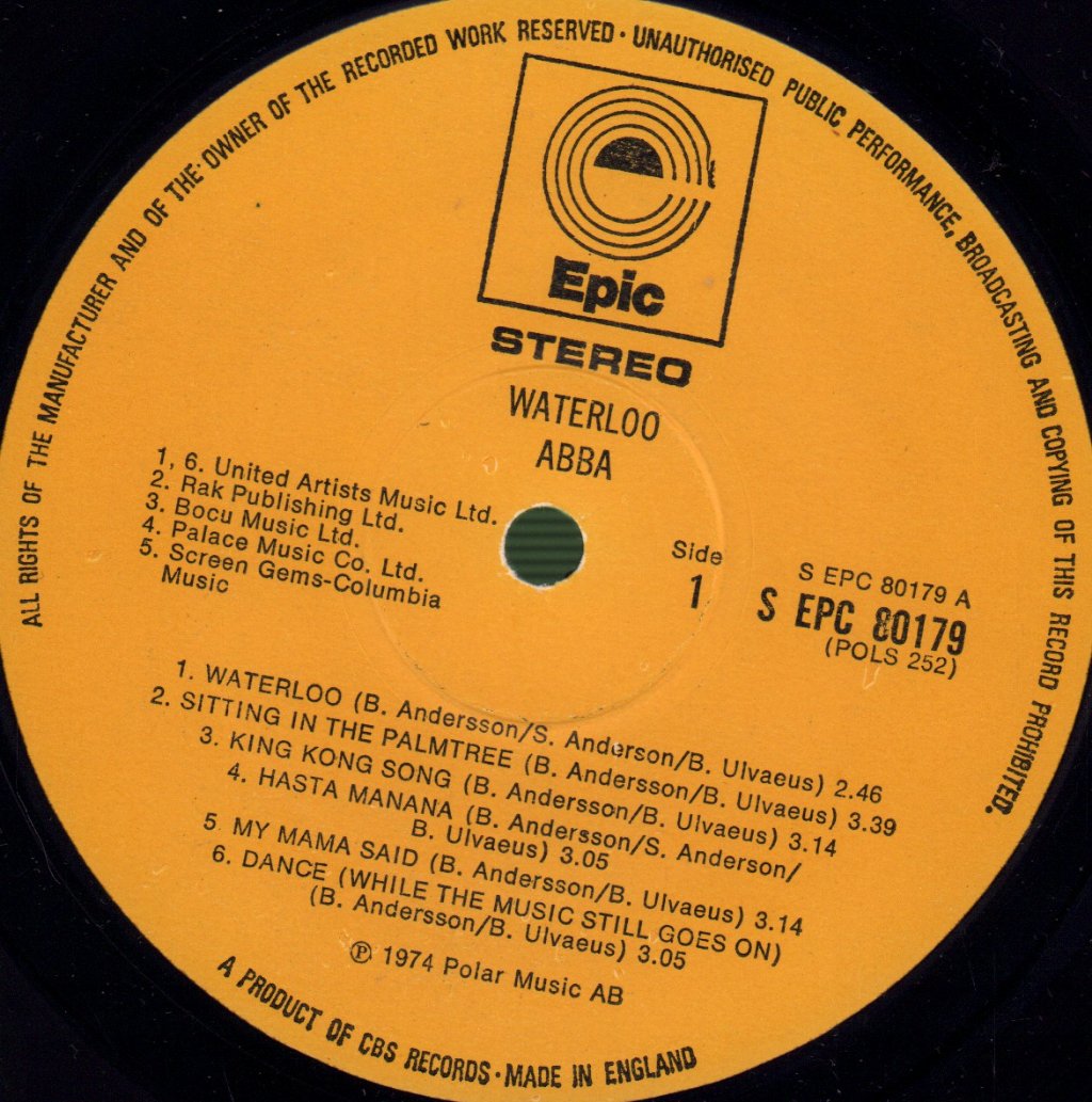 ABBA - Waterloo - Lp