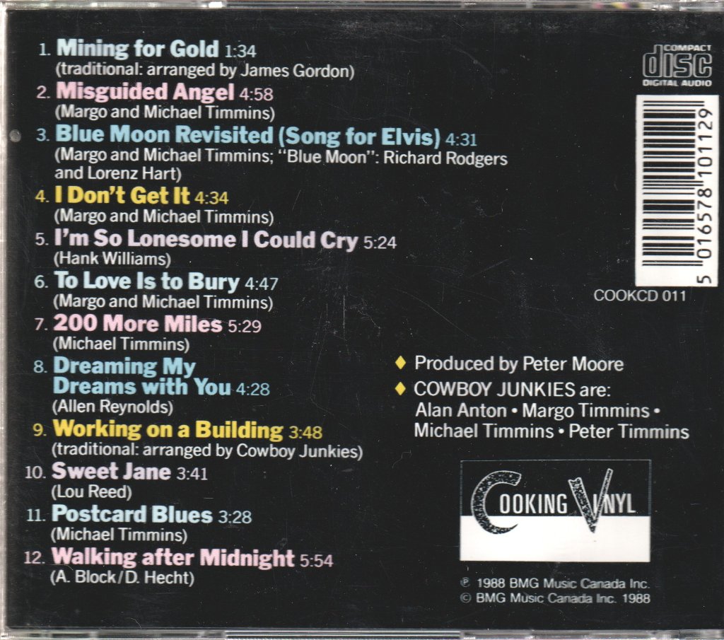Cowboy Junkies - Trinity Session - Cd