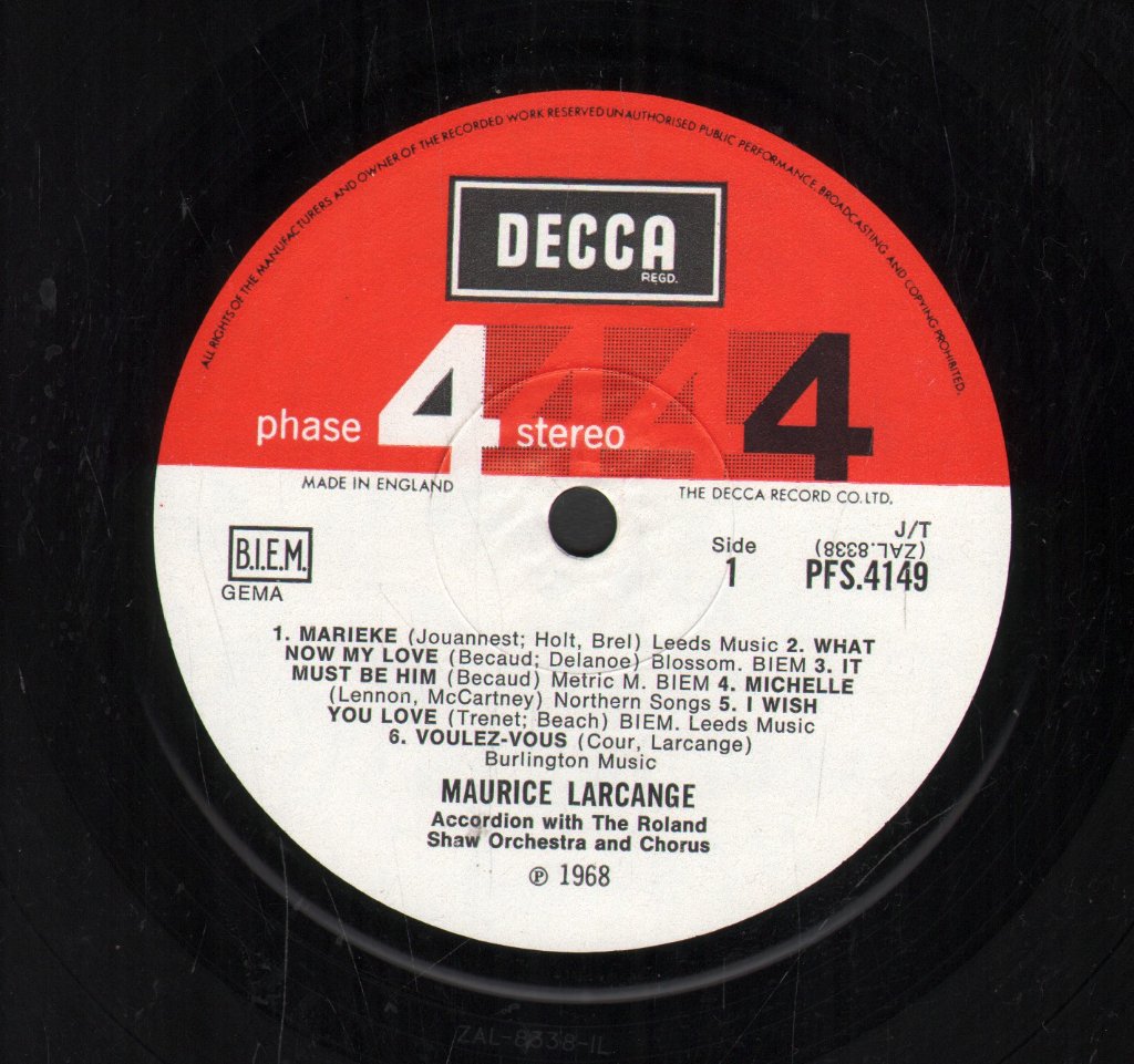 Maurice Larcange - French Touch - Lp