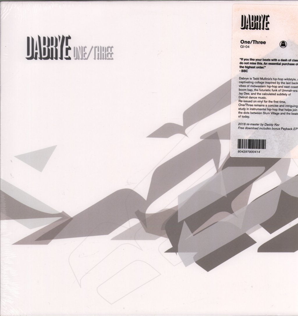 Dabrye - One/Three - Lp